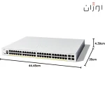 سوئیچ سیسکو C1300-48FP-4G